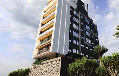 Imagem: O apartamento possui 1 Dormitório, 1 Banheiro, 1 Vaga na garagem