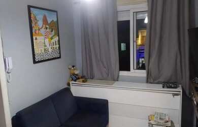 Imagem: O apartamento possui 1 Dormitório, 1 Banheiro e 38m² de Área