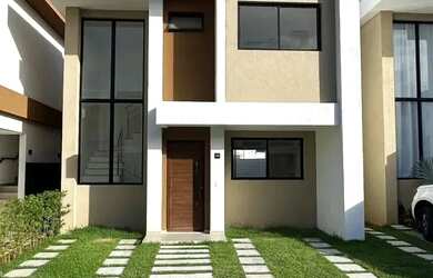 Imagem: A casa em condomínio possui 3 Dormitórios, 4 Banheiros, 2