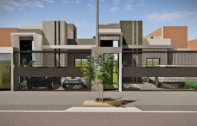 Imagem: A casa possui 2 Dormitórios, 2 Banheiros, 2 Vagas na garagem