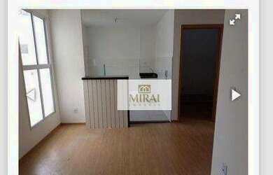 Imagem: O apartamento possui 2 Dormitórios, 1 Banheiro, 1 Vaga na garagem