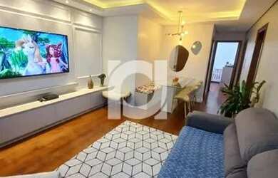 Imagem: O apartamento possui 2 Dormitórios, 1 Banheiro, 1 Vaga na garagem