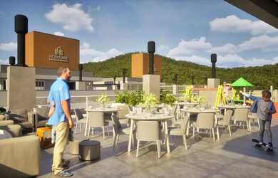 Imagem 10: MAXXI GARDEN. Piscina, Churrasqueira, 57m² de Áreae1 Banheiro