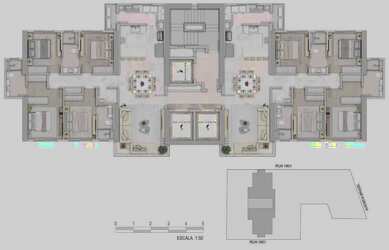 Imagem 4: Apartamento próximo a praia à venda no Ed. Sapphire Tower em Balneário...