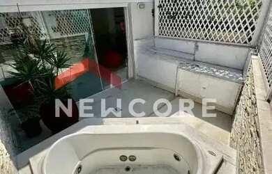 Imagem: O apartamento na cobertura possui 4 Dormitórios, 5 Banheiros