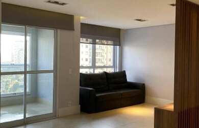 Imagem: O apartamento possui 1 Dormitório, 2 Banheiros, 2 Vagas na