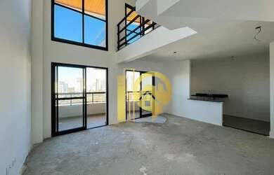 Imagem: O apartamento possui 1 Dormitório, 2 Banheiros, 2 Vagas na