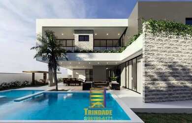 Imagem: A casa em condomínio possui 5 Dormitórios, 5 Banheiros, 5