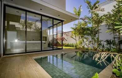 Imagem: A casa em condomínio possui 3 Dormitórios, 5 Banheiros, 4