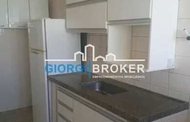 Imagem: O apartamento possui 1 Dormitório, 1 Banheiro, 1 Vaga na garagem