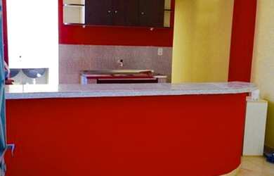 Imagem: A kitnet possui 1 Dormitório, 1 Banheiro e está localizado