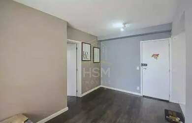 Imagem: O apartamento possui 1 Dormitório, 1 Banheiro, 1 Vaga na garagem