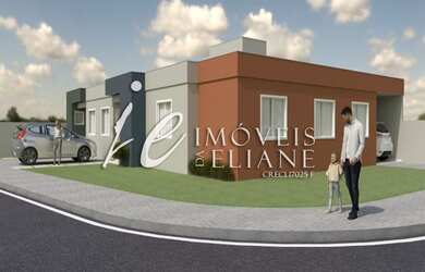 Imagem: A casa possui 3 Dormitórios, 2 Banheiros, 1 Vaga na garagem