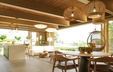 Imagem: A casa possui 4 Dormitórios, 5 Banheiros, 5 Vagas na garagem