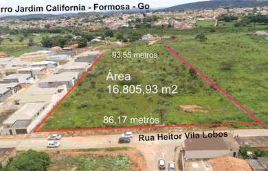 Imagem: O terreno possui 168059300m² de Área e está localizado em