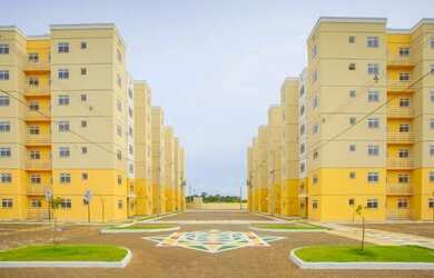 Imagem: O apartamento possui 2 Dormitórios, 1 Banheiro, 1 Vaga na garagem