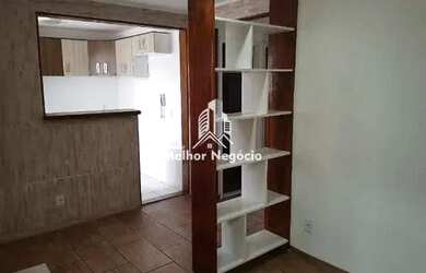 Imagem: O apartamento possui 2 Dormitórios, 1 Banheiro, 1 Vaga na garagem