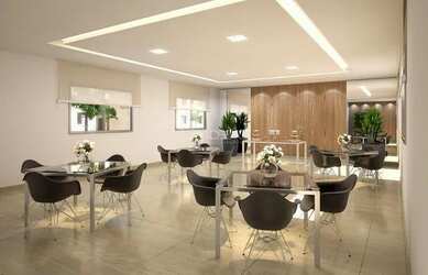 Imagem: O apartamento possui 2 Dormitórios, 1 Banheiro, 1 Vaga na garagem