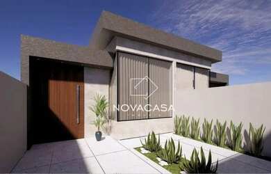 Imagem: A casa possui 3 Dormitórios, 1 Banheiro, 2 Vagas na garagem