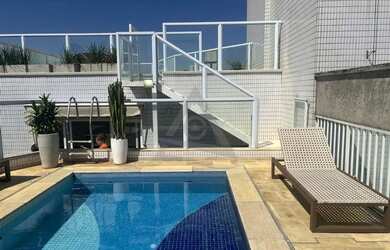 Imagem: O apartamento na cobertura possui 3 Dormitórios, 2 Banheiros