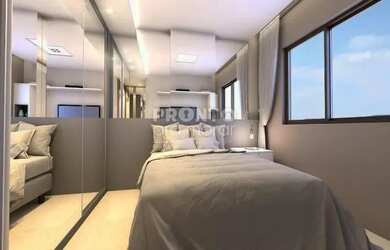 Imagem: O apartamento possui 3 Dormitórios, 1 Banheiro, 1 Vaga na garagem