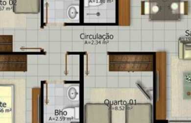 Imagem 16: Piazza Toscana. 3/4. 1 Suíte. 1 Vaga. Torre Livorno. R- 46