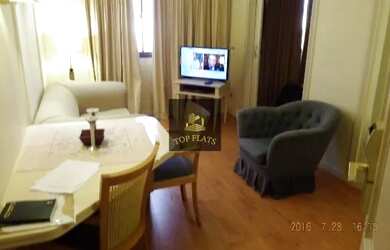 Imagem: O studio possui 1 Dormitório, 1 Banheiro, 1 Vaga na garagem