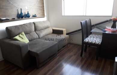 Imagem: O apartamento possui 2 Dormitórios, 1 Banheiro, 1 Vaga na garagem