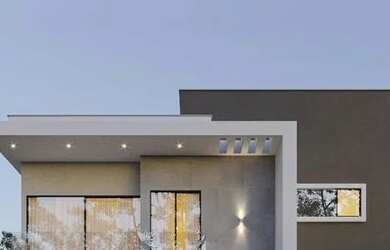 Imagem: A casa possui 3 Dormitórios, 2 Banheiros, 2 Vagas na garagem