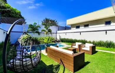 Imagem: A casa em condomínio possui 3 Dormitórios, 5 Banheiros, 4