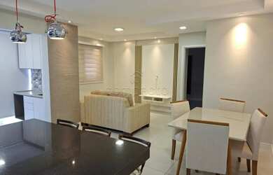 Imagem: O apartamento possui 1 Dormitório, 2 Banheiros, 1 Vaga na garagem