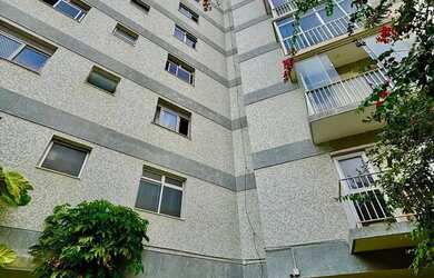 Imagem: O apartamento possui 1 Dormitório, 2 Banheiros, 1 Vaga na garagem