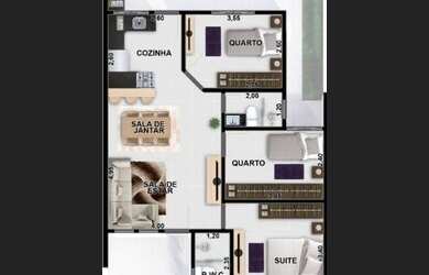 Imagem 8: Casa para Venda em Fazenda Rio Grande, Santa Terezinha, 3 dormitórios,...