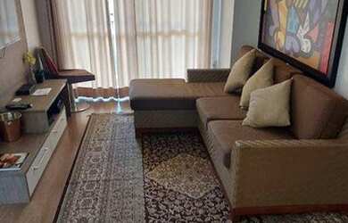 Imagem: O apartamento na cobertura possui 2 Dormitórios, 2 Banheiros