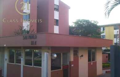 Imagem: O apartamento possui 2 Dormitórios, 1 Banheiro, 1 Vaga na garagem