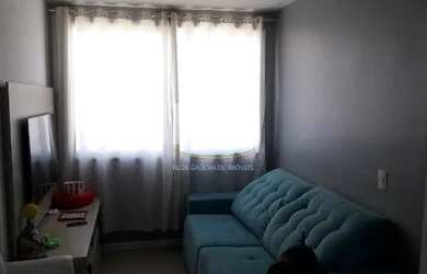 Imagem: O apartamento possui 2 Dormitórios, 1 Banheiro, 1 Vaga na garagem