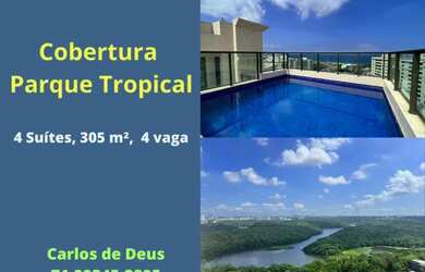 Imagem: Sensacional Cobertura Parque Tropical, excelente 4 suítes