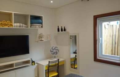 Imagem: O apartamento possui 1 Dormitório e está localizado em Praia