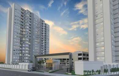 Imagem: O apartamento possui 2 Dormitórios, 1 Banheiro, 1 Vaga na garagem