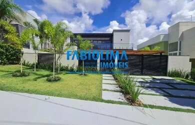 Imagem: A casa em condomínio possui 5 Dormitórios, 5 Banheiros, 4