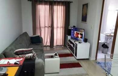 Imagem: O apartamento possui 2 Dormitórios, 1 Banheiro, 1 Vaga na garagem