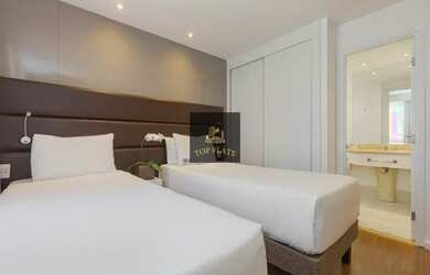 Imagem: O studio possui 1 Dormitório, 1 Banheiro, 1 Vaga na garagem