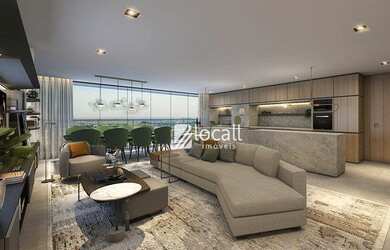 Imagem: O apartamento possui 3 Dormitórios, 4 Banheiros, 3 Vagas na