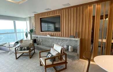 Imagem: O apartamento para alugar possui 4 Dormitórios, 5 Banheiros