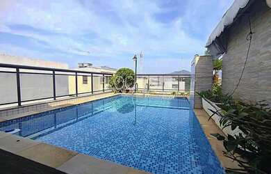 Imagem: O apartamento na cobertura possui 4 Dormitórios, 4 Banheiros