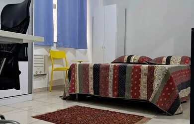 Imagem: A kitnet possui 1 Banheiro, 25m² de Área, Imóvel mobiliado