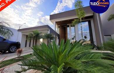 Imagem: A casa em condomínio possui 4 Dormitórios, 4 Banheiros, 5