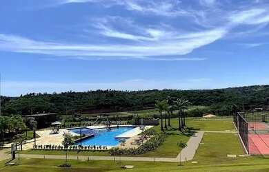 Imagem: A casa em condomínio possui 4 Dormitórios, 4 Banheiros, 4