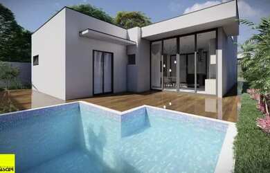 Imagem: A casa em condomínio possui 3 Dormitórios, 5 Banheiros, 4