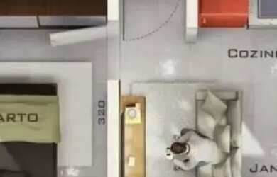 Imagem 7: Apartamento 1 quarto no Resid. Torre Alvorear Jardim Alvorada em Maringá...